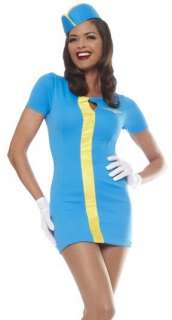 Sexy Stewardess Flight Attendant Halloween Costume  