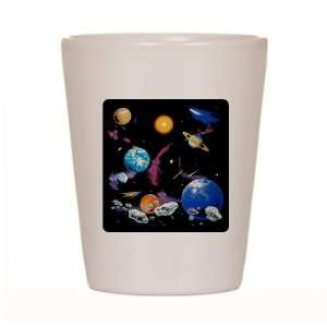    Shot Glass White of Solar System And Asteroids: Everything Else