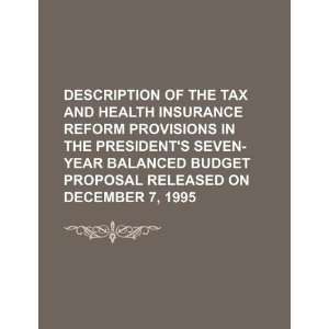  Description of the tax and health insurance reform 