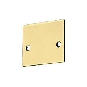   Brass End Cap for Wide U Channel for 3/4 Glass: Home Improvement