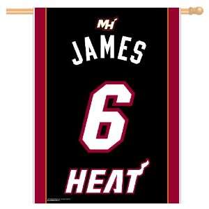  NBA Miami Heat Lebron James Flag: Sports & Outdoors