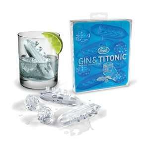  Gin & Titonic Ice Cube Tray: Kitchen & Dining