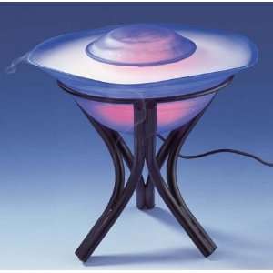   Mist White Bowl Mist Fountain / Mist Lamp (Blue Shown): Home & Kitchen