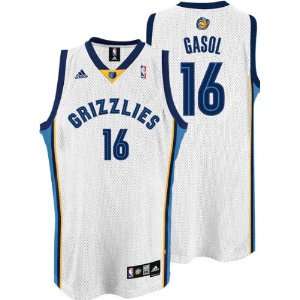  Pau Gasol Jersey: adidas White Swingman #16 Memphis Grizzlies 