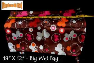 Big PUL Reusable Cloth Diapers/Swim Wet Bags Polkadots  
