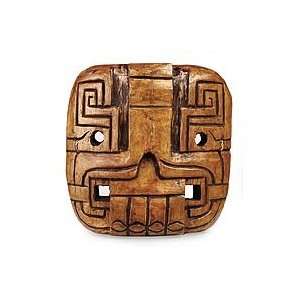  NOVICA Cedar wood mask, Maya Duality Home & Kitchen