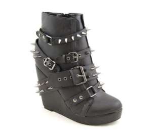 Abbey Dawn Shoes   109 Studded Wedge Booties  