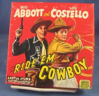 Castle Films Abbott and Costello Ride Em Cowboy  
