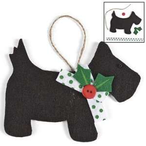Scottie Dog Ornament Craft Kit   Adult Crafts & Ornament Crafts