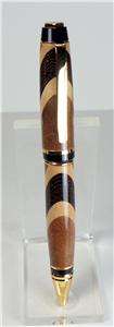 Handmade Wood Pen Cigar Sapele, Wenge & Hard Maple Parker Refill 