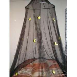  Brand New Large Bed Canopy Black Color: Home & Kitchen