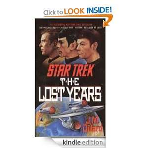   Lost Years (Classic Star Trek) J.M. Dillard  Kindle Store