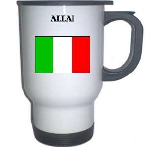  Italy (Italia)   ALLAI White Stainless Steel Mug 