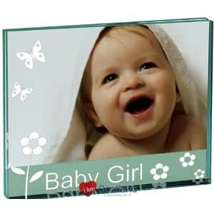 Glass Photo Frame Large Baby Girl: Kitchen & Dining