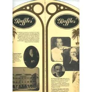  Raffles Restaurant Menu Wailea Beach Hotel Hawaii 1979 