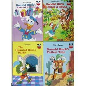  Disney Donald Duck Book Set (4 Titles) 