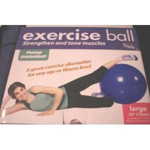Exercise Ball with Pump Included: LARGE 29 (75cm):  Sports 