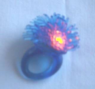 Wholesale 24 Flashing LED Light Fluffy Soft Spike Ring  