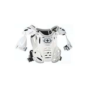  No Fear Stratos Chest Protector White Youth LRG : Sports 