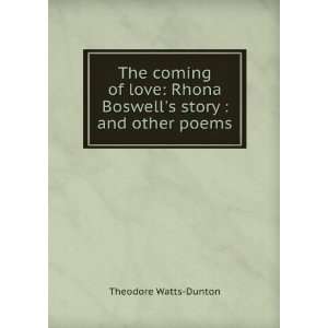   Story  And Other Poems Theodore Watts Dunton  Books