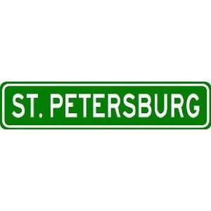  ST. PETERSBURG City Limit Sign   High Quality Aluminum 