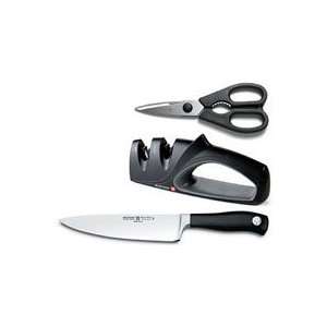 Wusthof Gp II Cooks Knife with Free Kitchen Shears and Sharpener 