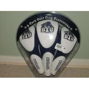 BYU Cougars Golf Club Headcovers 3 Pack. Fits all oversized drivers 
