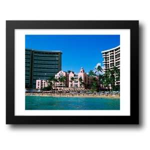 Hotel on the beach, Royal Hawaiian Hotel, Waikiki, Oahu, Hawaii, USA 