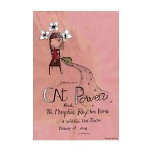  CAT POWER   Limited Edition Concert Poster   by Francesca 
