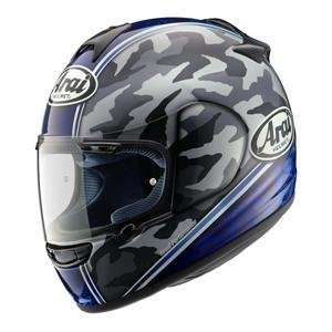  Arai Vector Camo Helmet   Small/Blue: Automotive