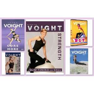  Karen Voight ULTIMATE WORKOUT COLLECTION ON 5 DVDs CORE 