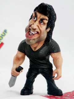RAMBO OLD SYLVESTER STALLONE PAINTED RESIN MODEL FIGURE  