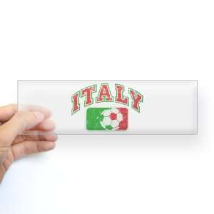   Clear Italy Italian Soccer Grunge   Italian Flag: Everything Else