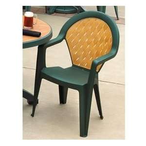  Grosfillex® a Highback Armchair  Green (Sold 