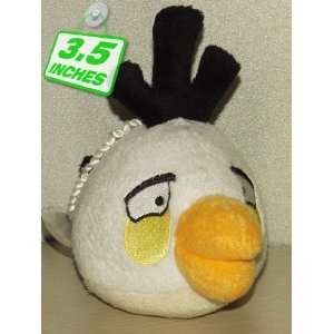  Angry Birds White 3.5 In Plush Doll With Suction Cup 