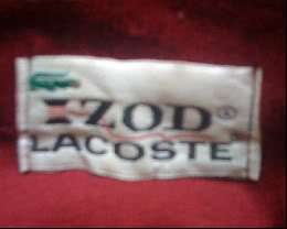   80s IZOD LACOSTE velour zip up track jacket gator warm up L XL  