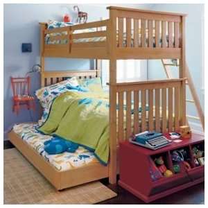 Kids Bunk Beds: Kids Twin Natural Simple Bunk Bed:  Home 