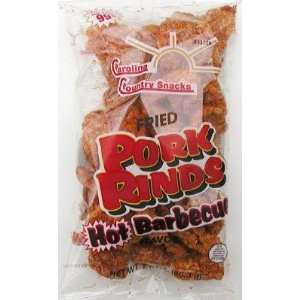 Fried Pork Rinds Hot BBQ 6 2 oz pkgs.  Grocery & Gourmet 