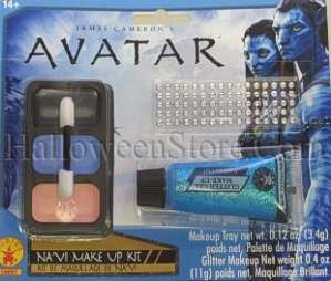 Avatar Navi of Pandora Blue Jewel Makeup Kit Cheap Closeout Rubies 