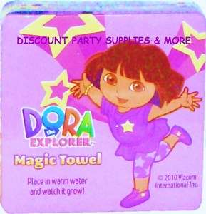 Dora the Explorer Purple Magic Wash Cloth Towel  