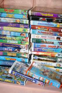 VHS Videos  Children & Family Favorites   Disney, Pixar, Warner Bros 