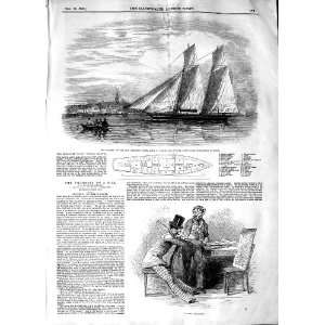  1848 SCHOONER YACHT VOLNA BLACKWALL DUKE RUSSIA SHIP