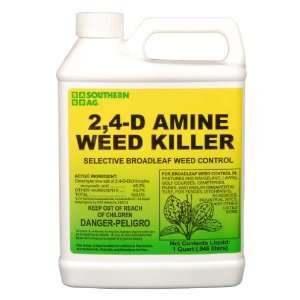  2,4 D Amine Weed Killer 32oz Quart Selective Broadleaf 