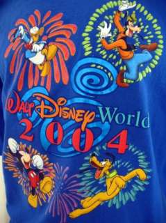 Walt Disney World T Shirt Goofy, Donald, Mickey Mouse, Pluto 3xl 