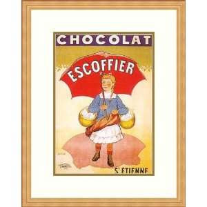Chocolat Escoffier by Coulet   Framed Artwork 