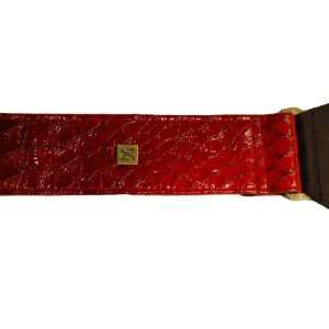  Getm Getm Leather Anakonda Red 2 Guitar Strap: Musical 