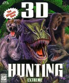 3D Hunting Extreme PC CD hunt endangered species game  