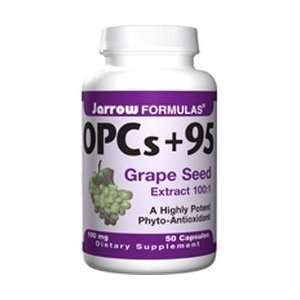 OPCs + 95 ( from Grape Seed Extract 1001 ) 100 mg 50 Capsules Jarrow 