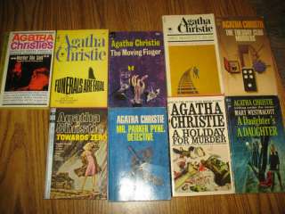 Agatha Christie   Westmacott 60s VINTAGE PB lot LOOK 9 books Gift 