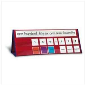   LEARNING RESOURCES PLACE VALUE TABLETOP POCKET CHART: Everything Else